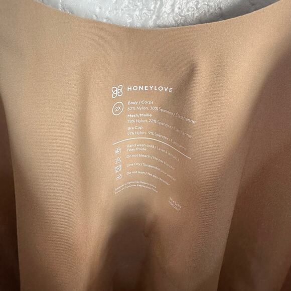 Honeylove NWT Womens LiftWear Cami Shapewear Tank Top in Tan Size 2X - Picture 2 of 9